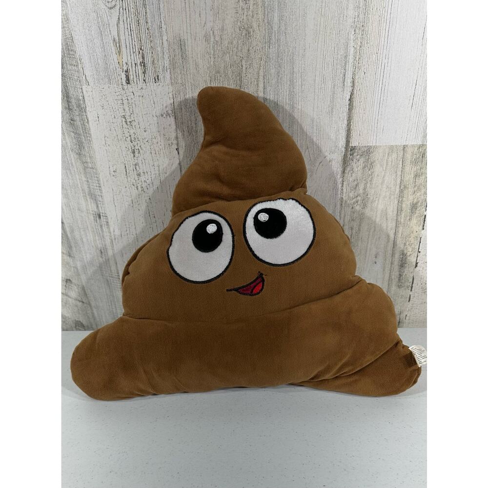 Six‎ Flags Poop Emoji Stuffed Toy Plushie READ